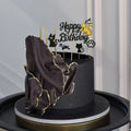 Décoration gâteau papillon chat pour anniversaire bébé