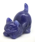 Statue de chat paresseux  pierre précieuses