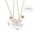 Collier Pendentif Puzzle en Forme de Chat - Amies pour Toujours